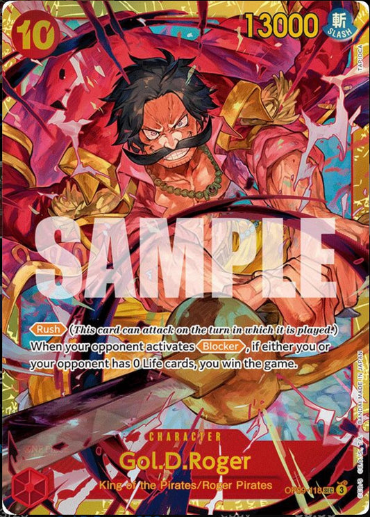 ONE PIECE GOL D ROGER SEC OP09-118 - EMPERORS IN THE NEW WORLD ENGLISH
