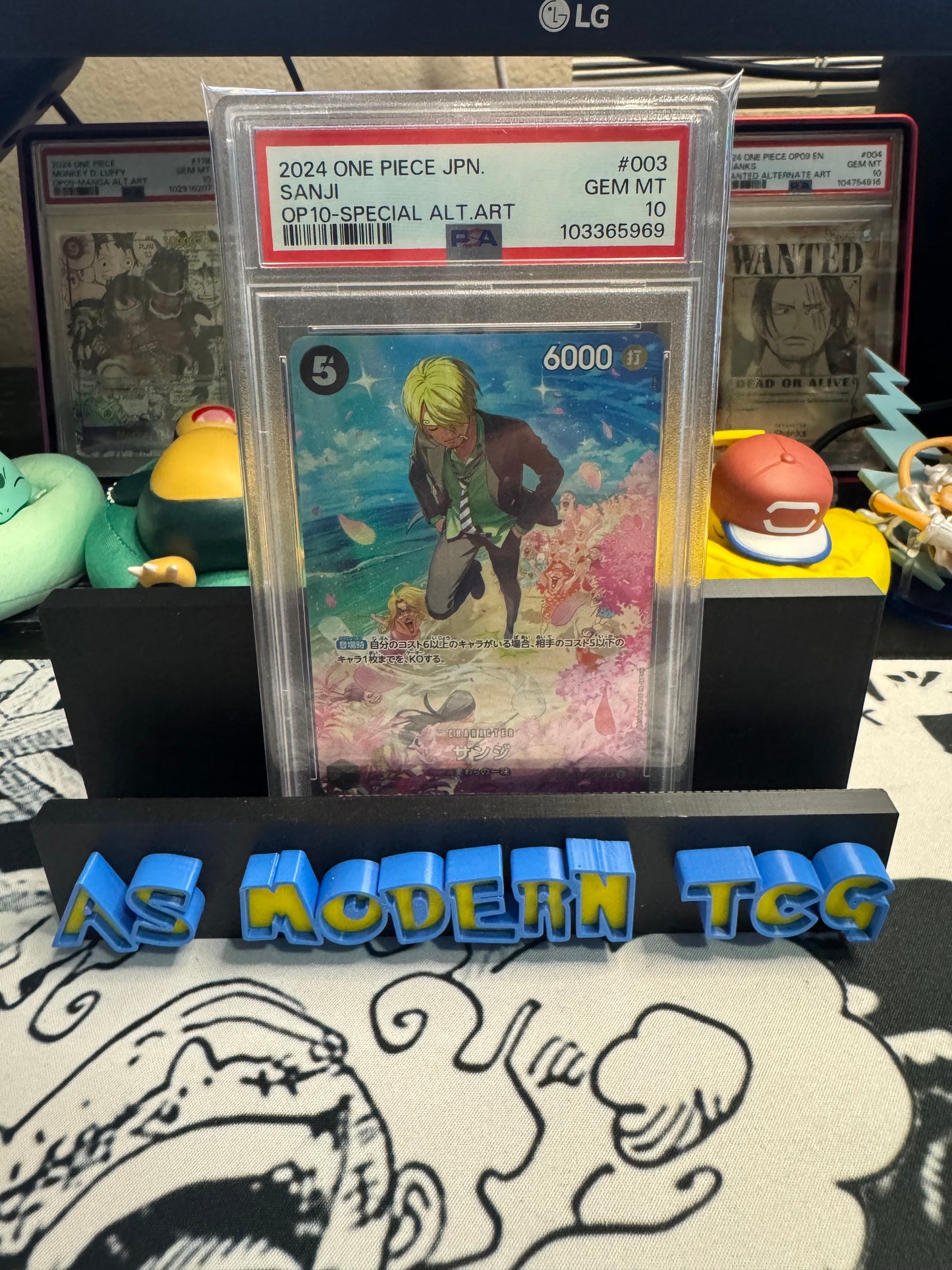 PSA 10 2024 ONE PIECE JAPANESE OP10-ROYAL BLOOD | SPECIAL ALTERNATE ARTSANJI 003