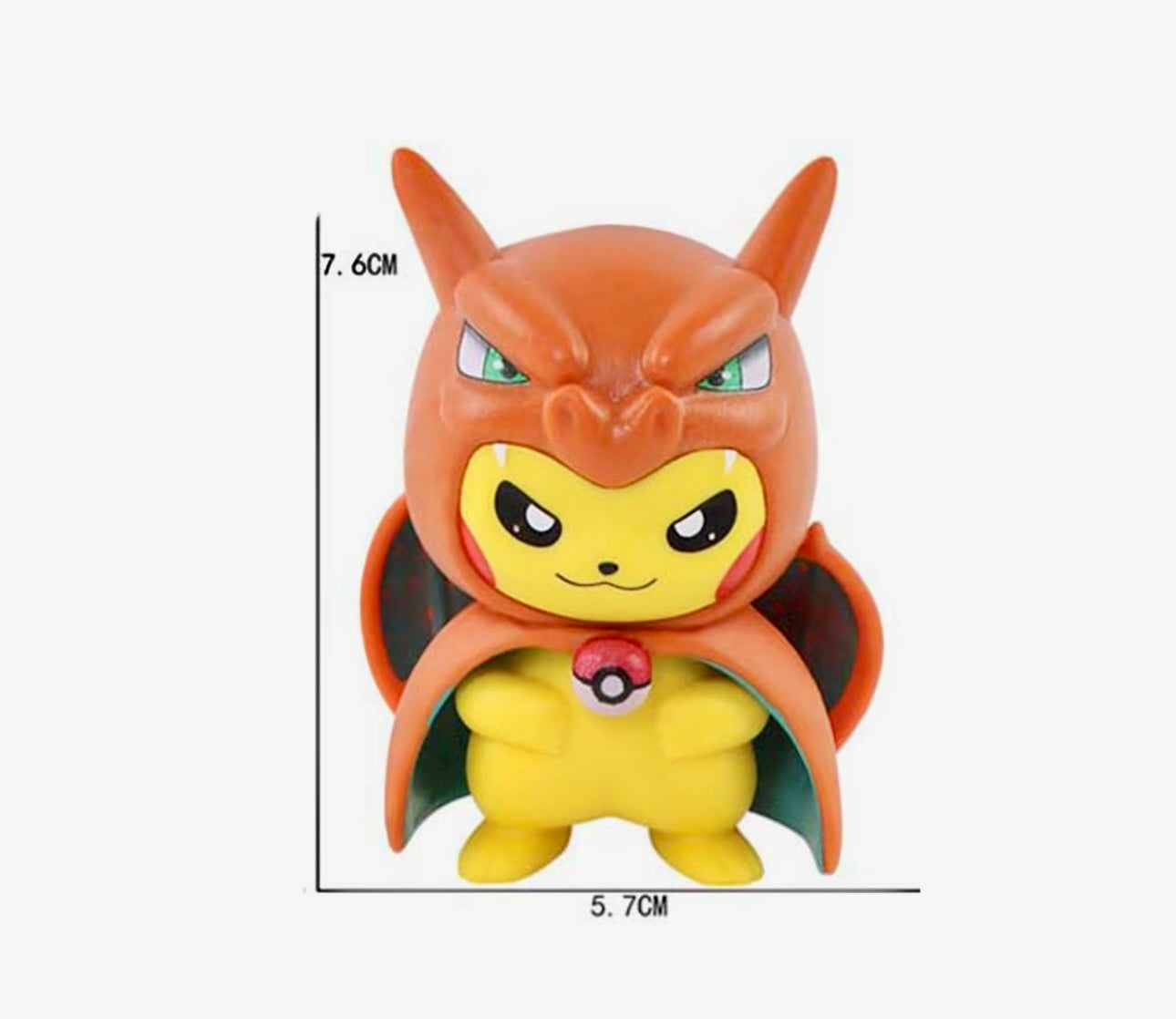 POKEMON PIKACHU COSPLAY FIGURES 3.5INCH VINYL DESK DECORATION