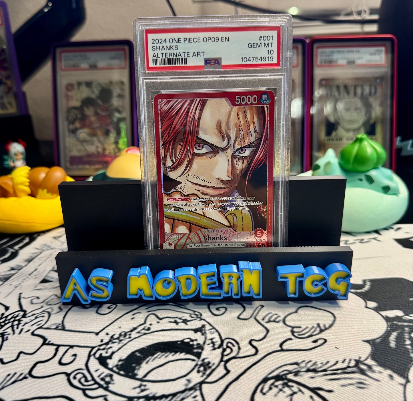 PSA 10 2024 ONE PIECE OP09-EMPERORS IN THE NEW WORLD | ALTERNATE ART 001 SHANKS