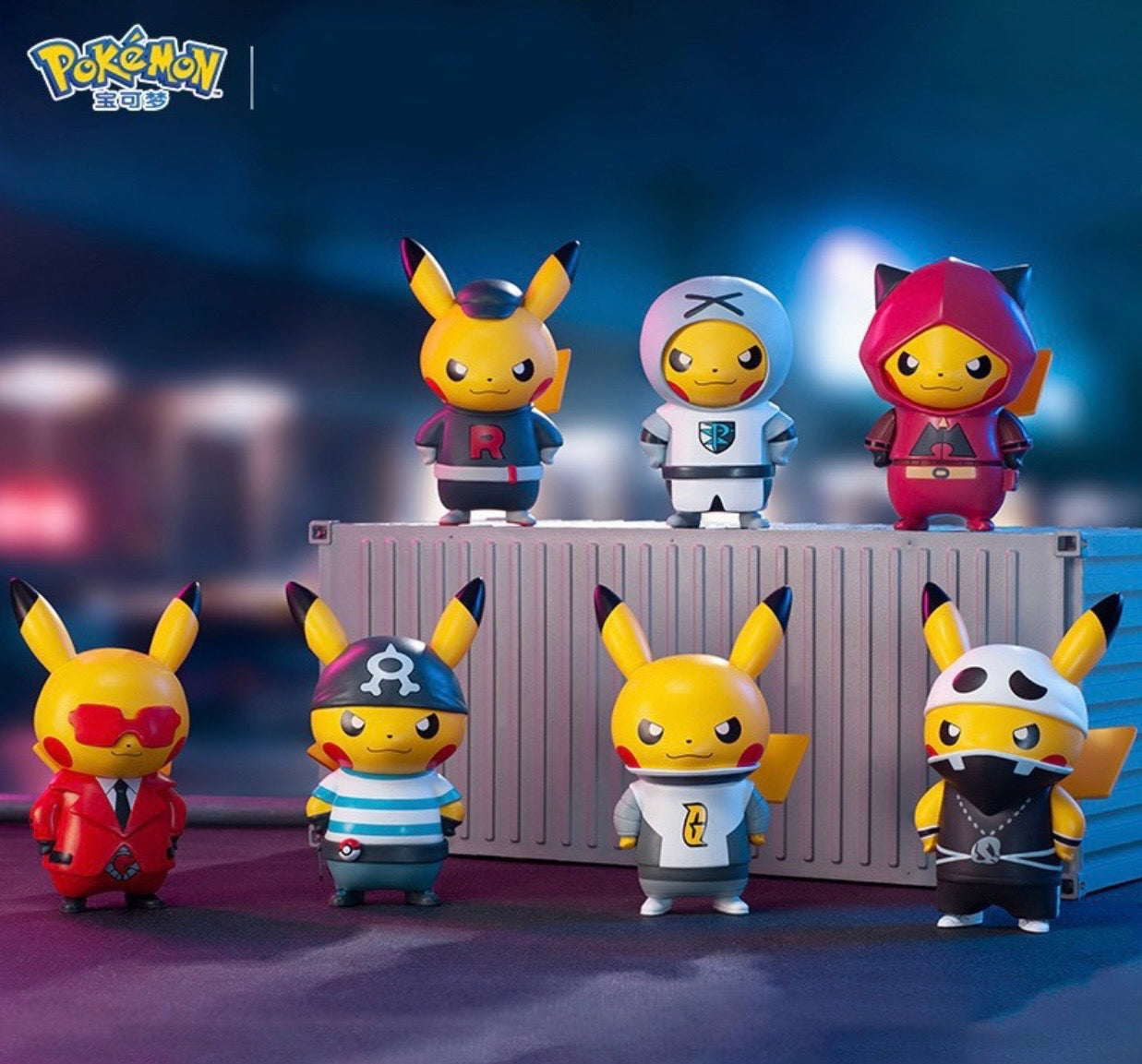 Pokémon Mischief Dressed Up Pikachu Series Figures