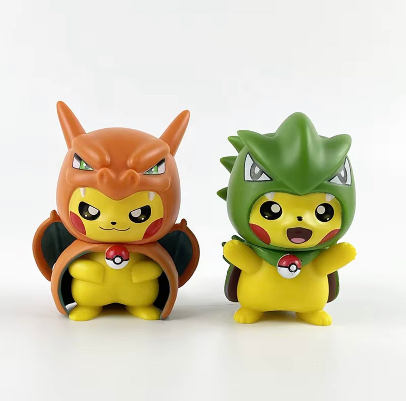 PIKACHU COSPLAY FIGURES 3.5INCH VINYL DESK DECORATION (6PCS/SET) (BOX NOT INCLIUDED)