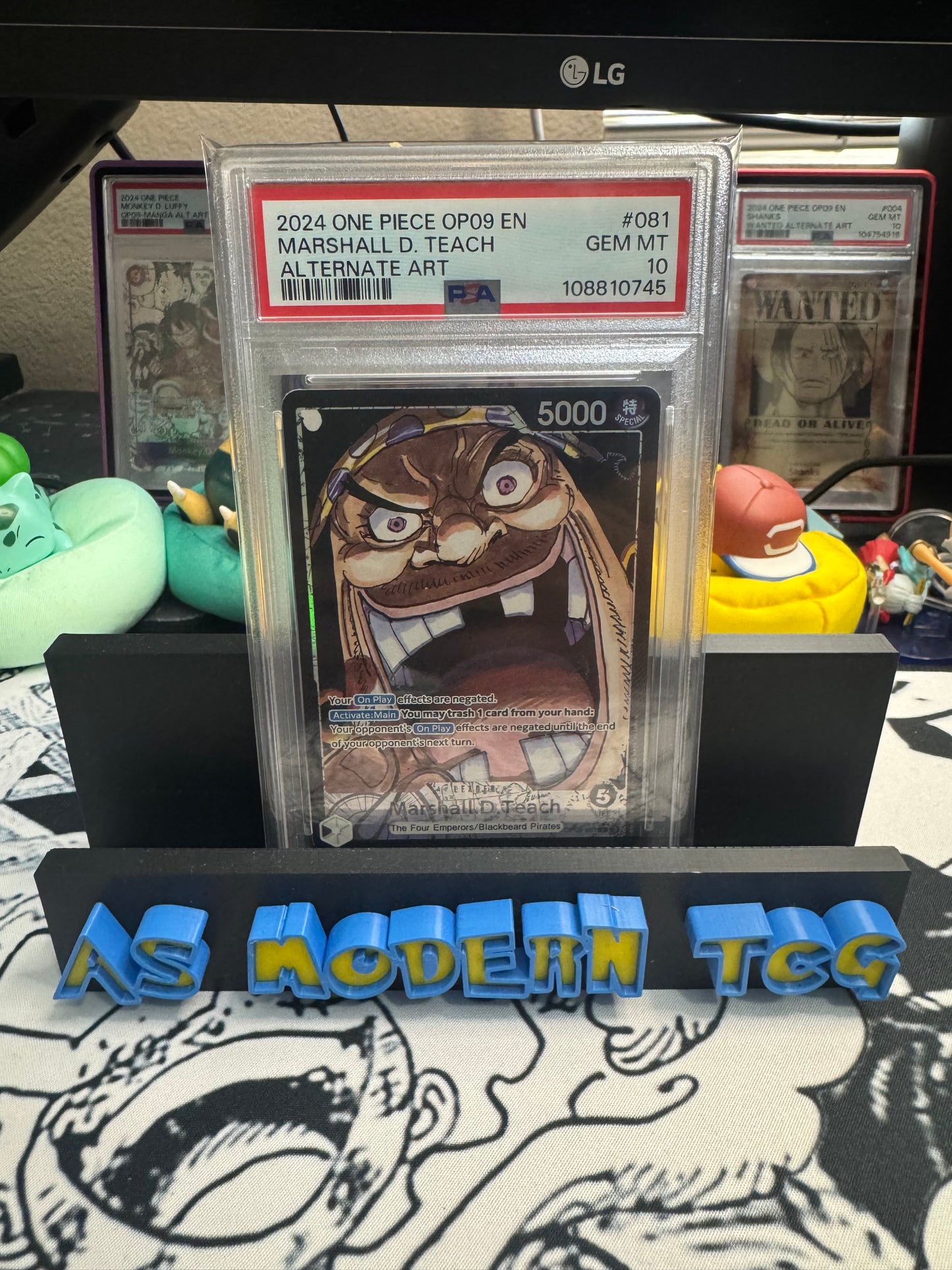 PSA 10 2024 ONE PIECE OP09-EMPERORS IN THE NEW WORLD | ALTERNATE ART MARSHALL D. TEACH 081