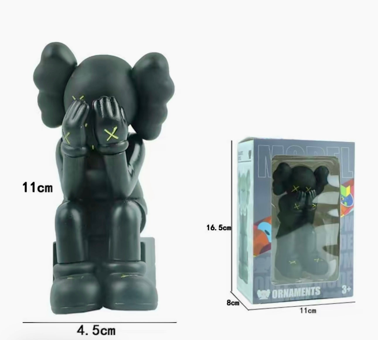 Kaws Figurine Home Decor Ornament Display