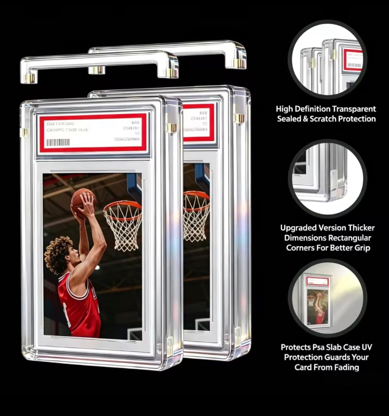 PSA Acrylic Case Magneric Slab Graded Card Display