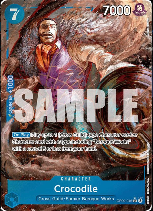 ONE PIECE CROCODILE OP09-046 FOIL EMPERORS IN THE NEW WORLD ENGLISH