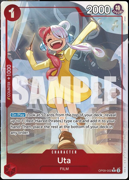 ONE PIECE UTA (ALT ART) OP09-002 EMPERORS IN THE NEW WORLD ENGLISH