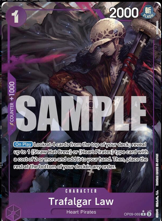 ONE PIECE TRAFALGAR LAW (069) (PARALLEL) OP09-069 EMPERORS IN THE NEW WORLD ENGLISH