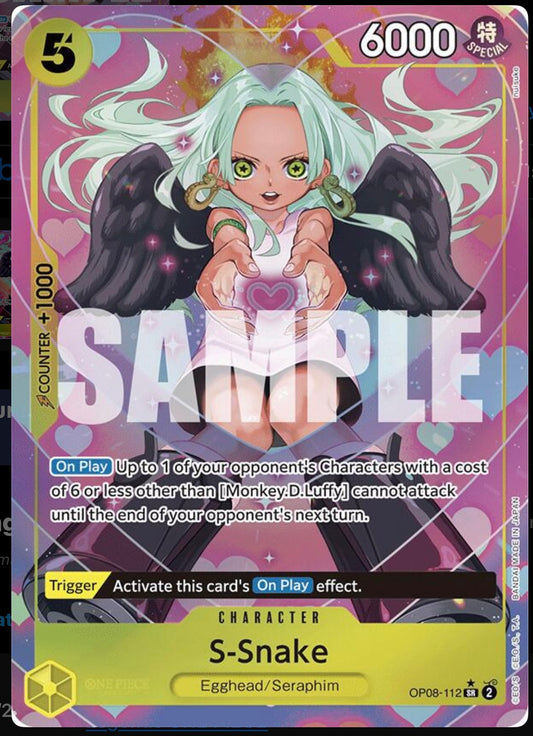 ONE PIECE S-SNAKE (PARALLEL) - TWO LEGENDS (OP08-112) ENGLISH