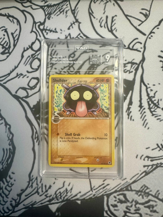 TAG 9 SHELLDER EX 2006 POKEMON 63/101