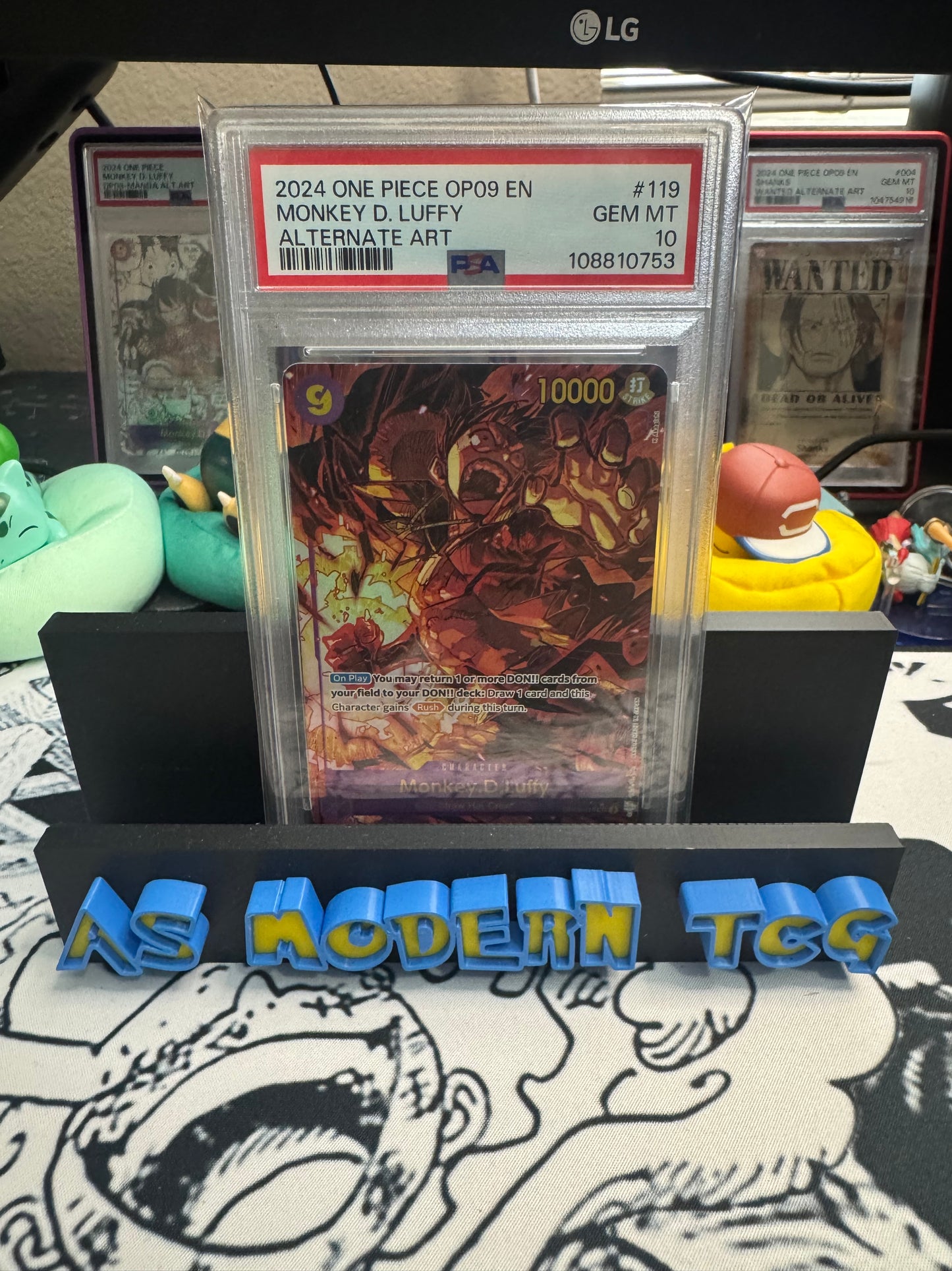 PSA 10 2024 ONE PIECE OP09-EMPERORS IN THE NEW WORLD | ALTERNATE ART MONKEY D. LUFFY 119