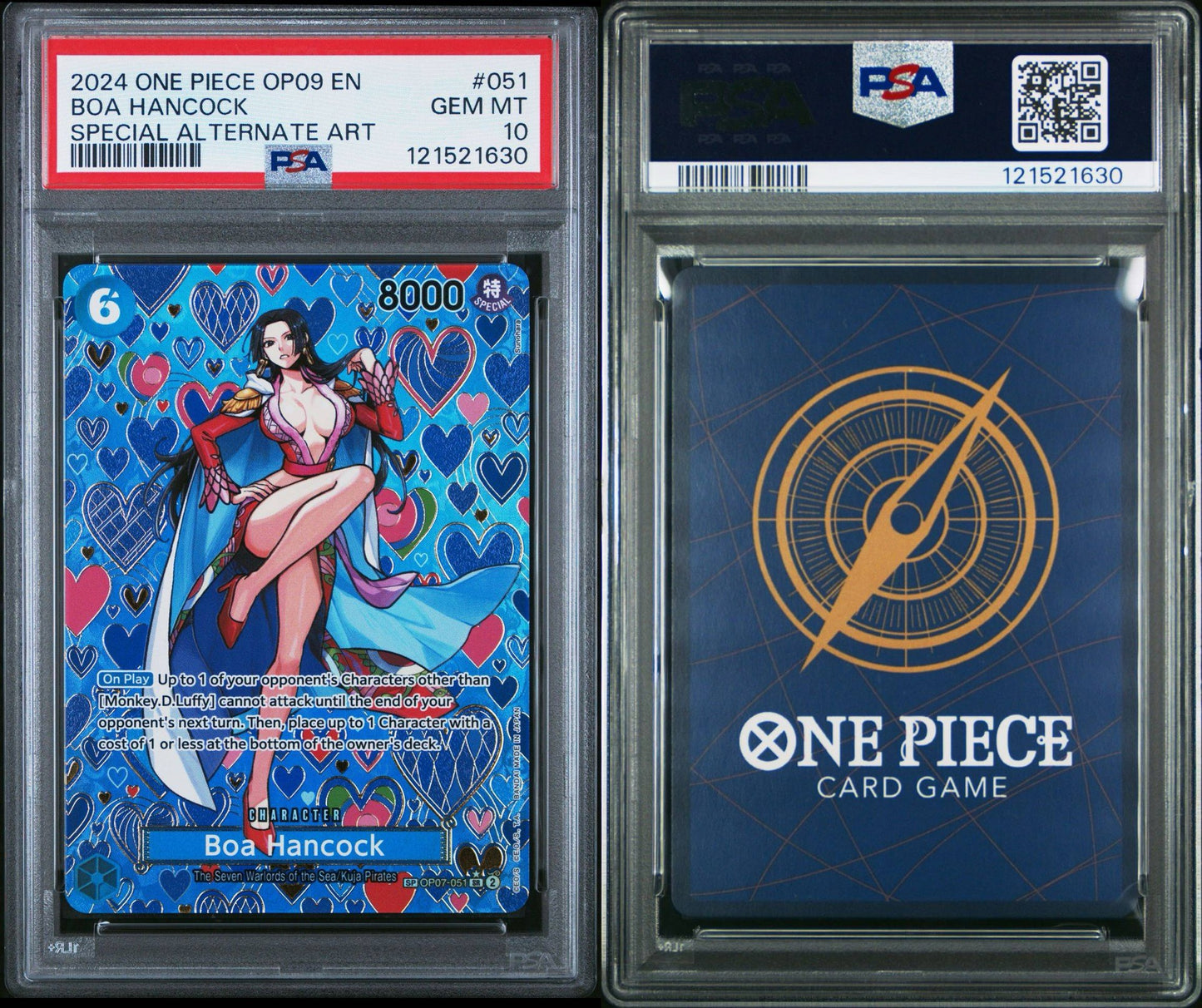 PSA 10 2024 ONE PIECE OP09-EMPERORS IN THE NEW WORLD | SPECIAL ALTERNATE ART BOA HANCOCK 051