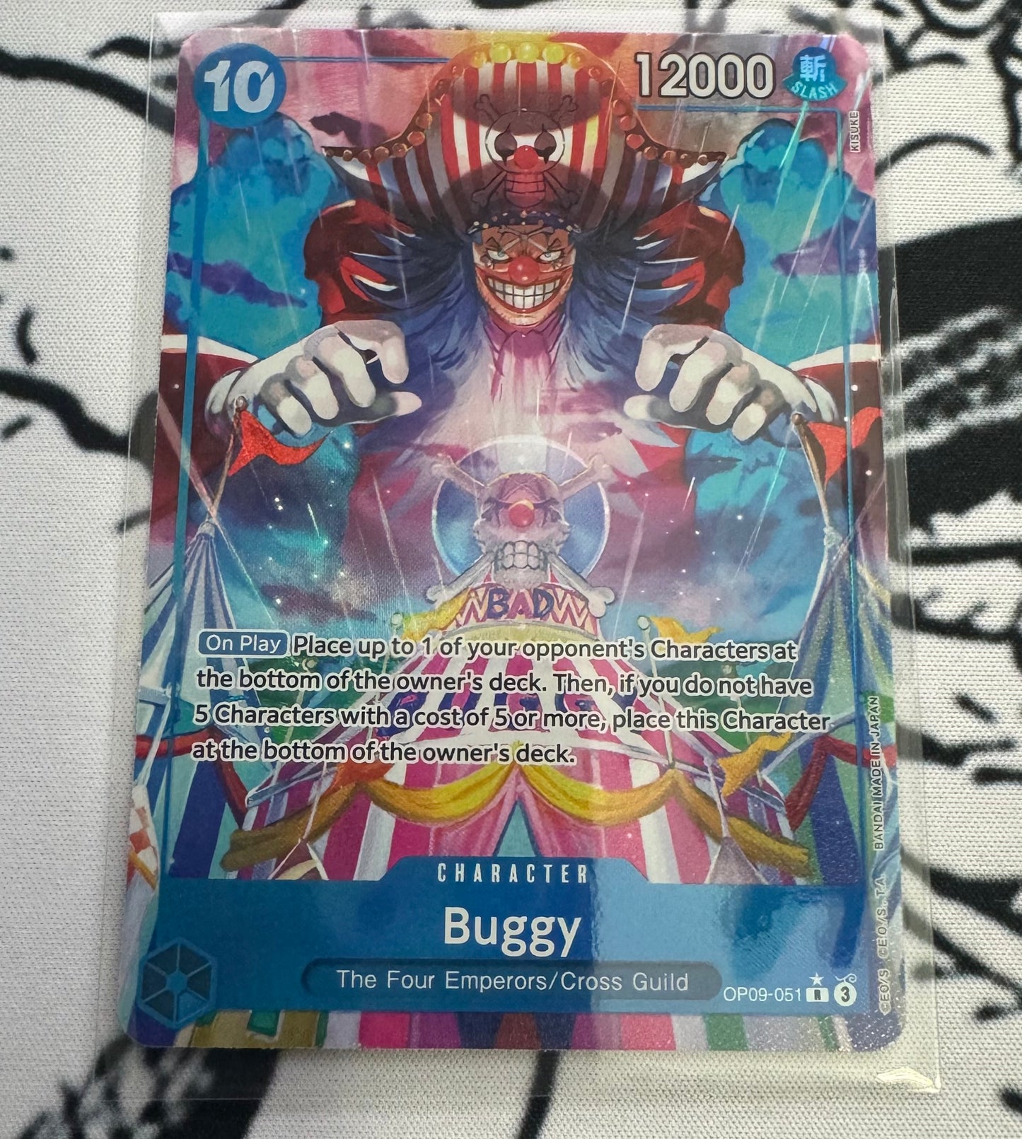 ONE PIECE BUGGY OP09-051 ALTERNATE ART EMPERORS IN THE NEW WORLD ENGLISH
