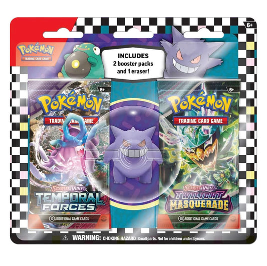 POKEMON - TCG BACK TO SCHOOL ERASER BLISTER - STYLES MAY VARY