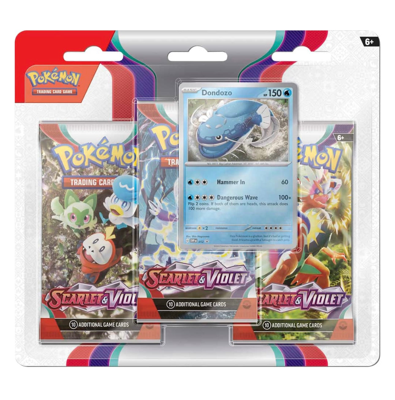POKEMON - TCG SCARLET & VIOLET 3PK BOOSTER - STYLES MAY VARY
