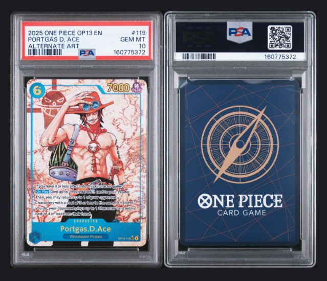 PSA 10 2025 One Piece Op13-Carrying on His Will Portgas D. Ace #119