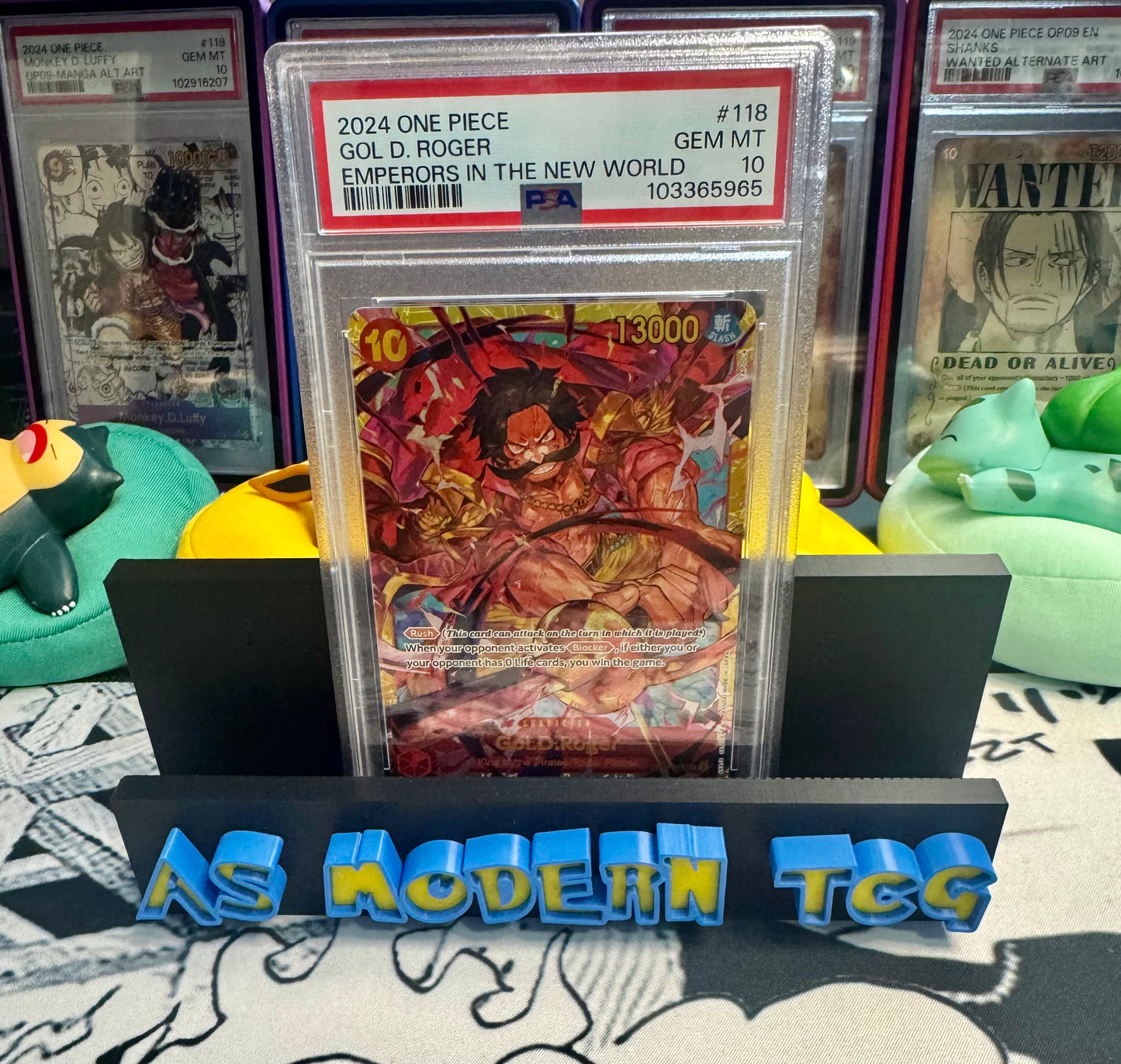 PSA 10 2024 ONE PIECE OP09-EMPERORS IN THE NEW WORLD #118 GOL D. ROGER