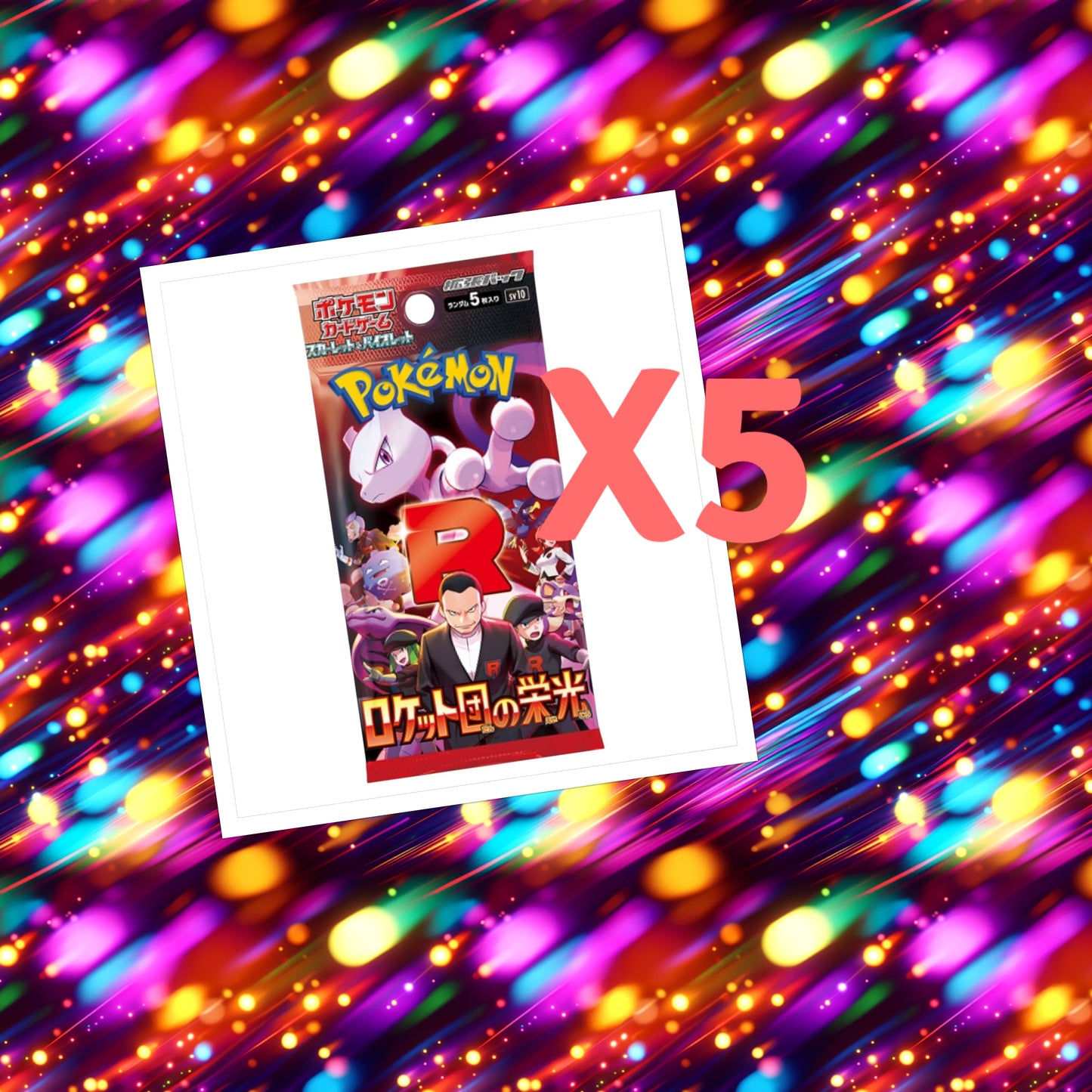POKEMON - TCG SCARELT &  VIOLET THE GLORY OF TEAM ROCKET BOOSTER BOX (JAPAN)