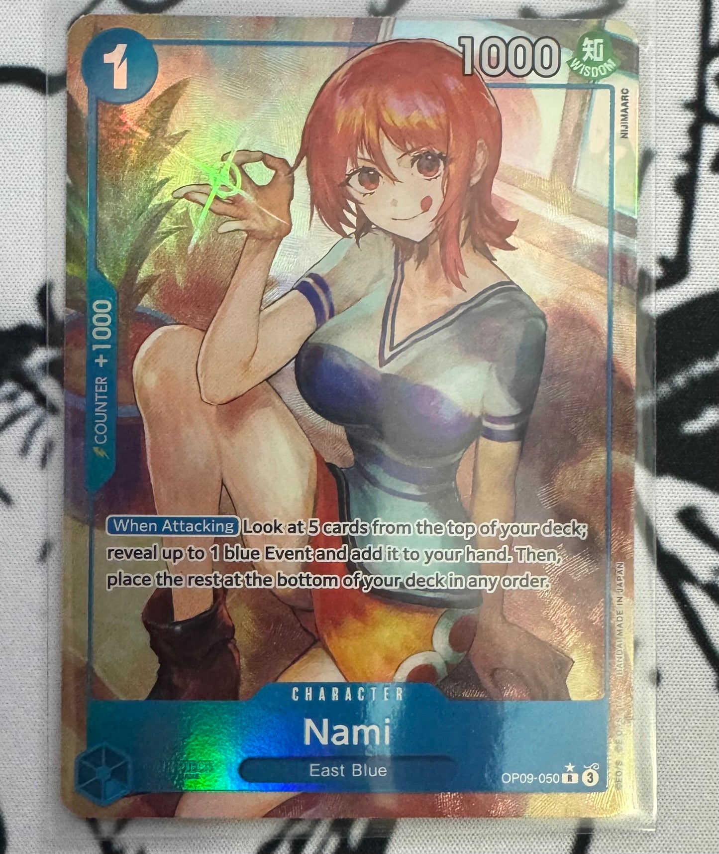 ONE PIECE NAMI (ALT ART) OP09-050 R EMPERORS IN THE NEW WORLD ENGLISH