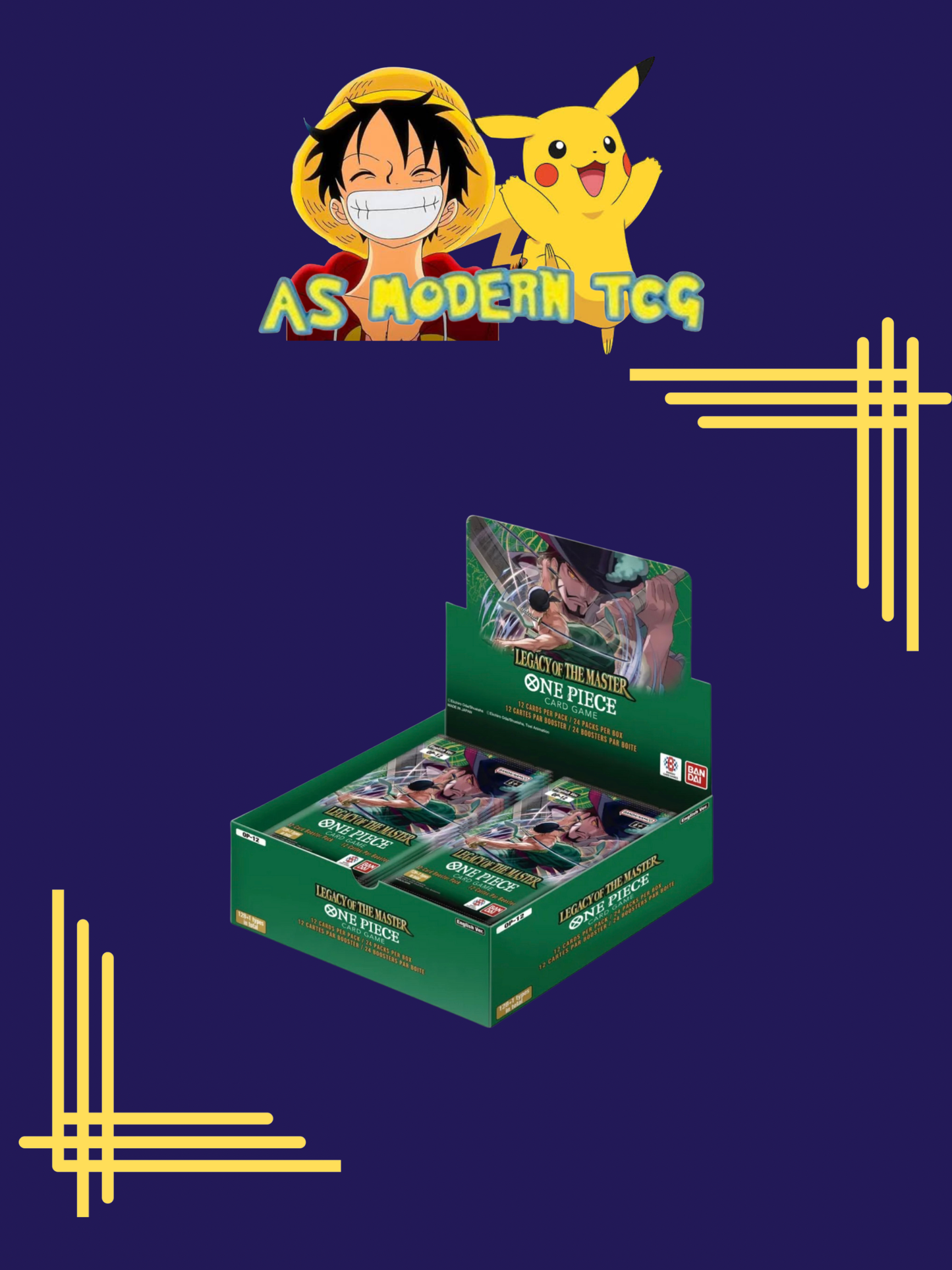 ONE PIECE CARD GAME: LEGACY OF THE MASTER - BOOSTER BOX (OP-12)