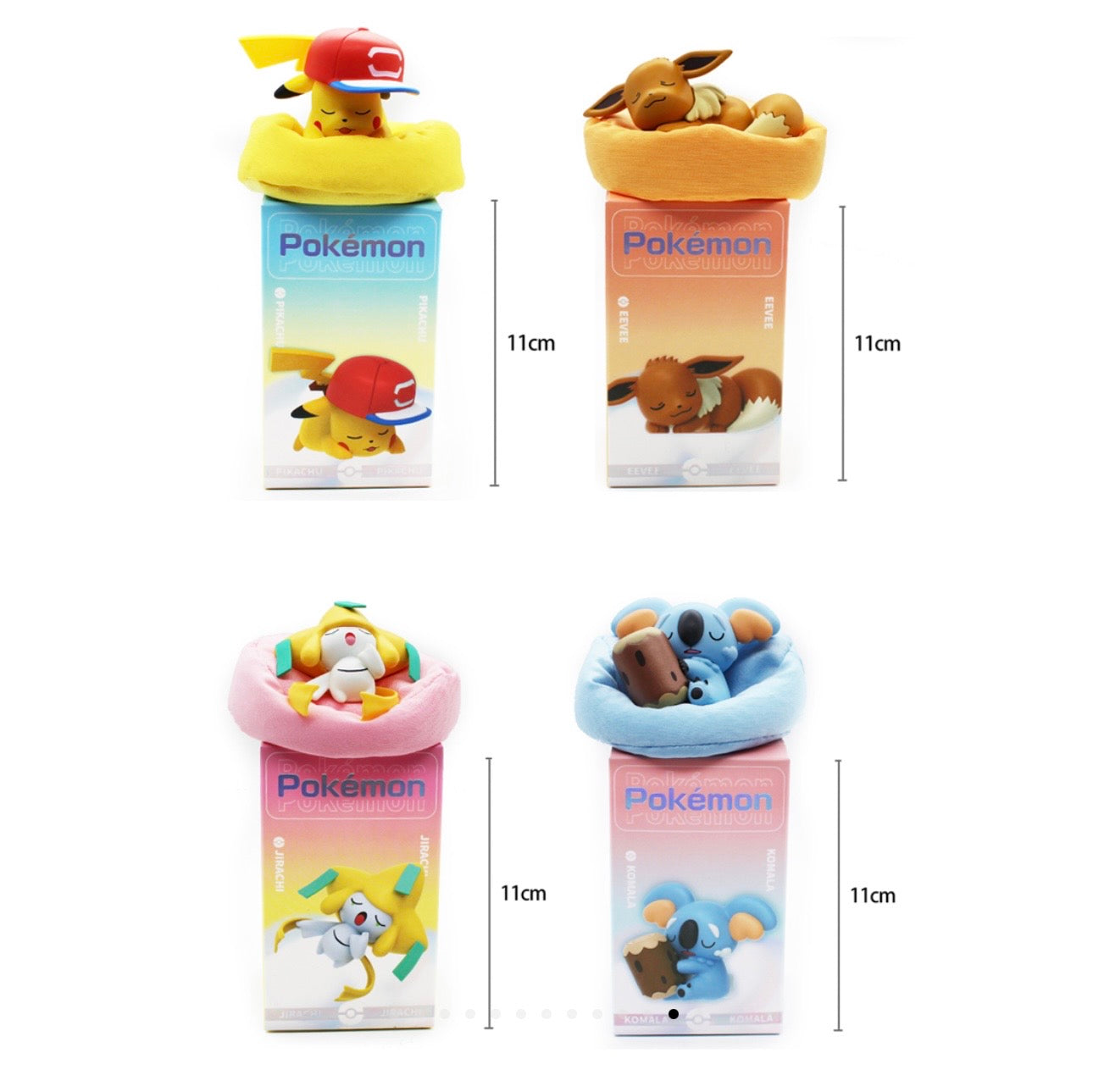 Pokemon Starry Dream Series Sleeping Kawaii Open Box
