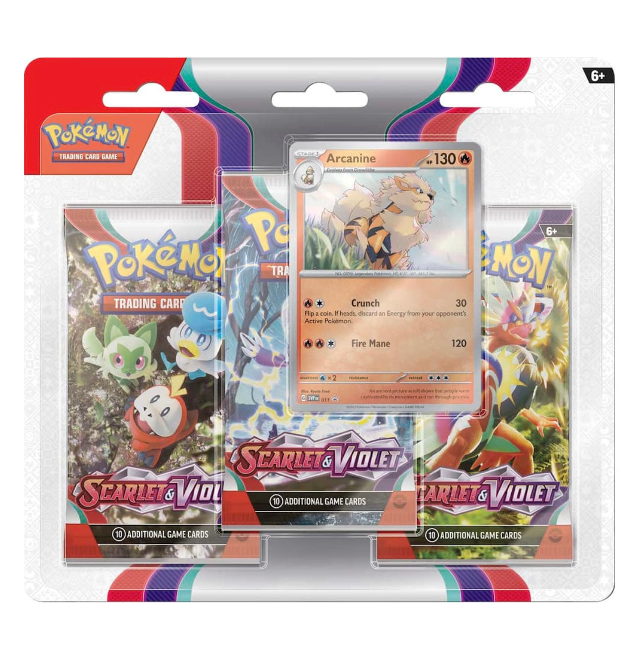 POKEMON - TCG SCARLET & VIOLET 3PK BOOSTER - STYLES MAY VARY