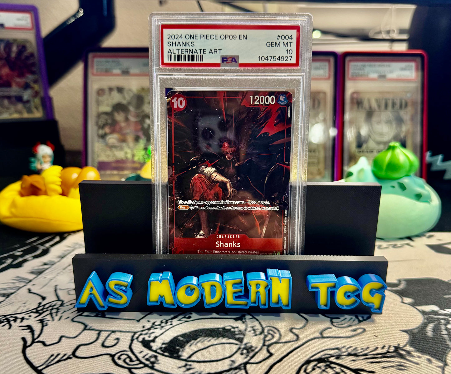 PSA 10 2024 ONE PIECE OP09-EMPERORS IN THE NEW WORLD | ALTERNATE ART 004 SHANKS