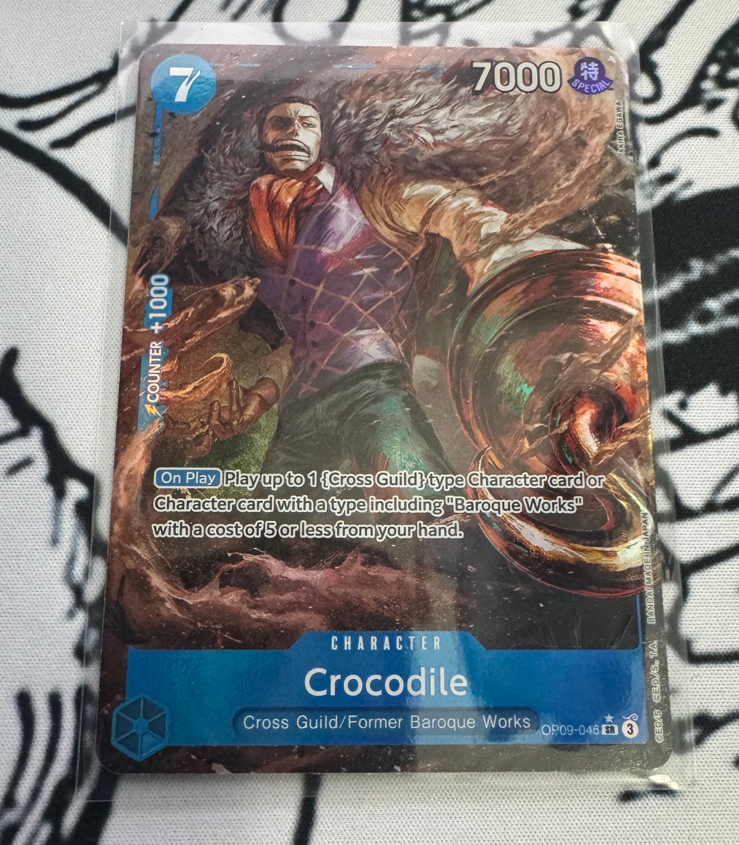 ONE PIECE CROCODILE OP09-046 FOIL EMPERORS IN THE NEW WORLD ENGLISH