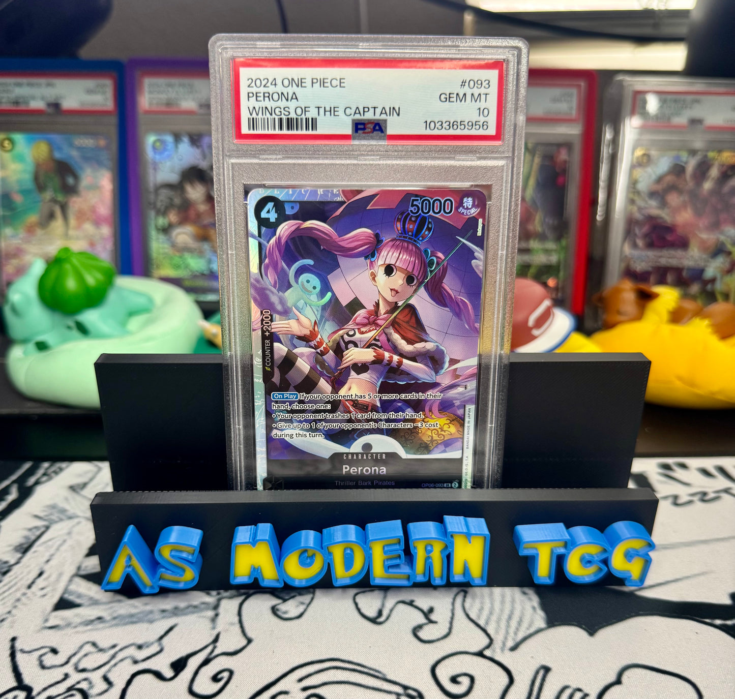 PSA 10 2024 ONE PIECE OP06-WINGS OF THE CAPTAIN 093 PERONA