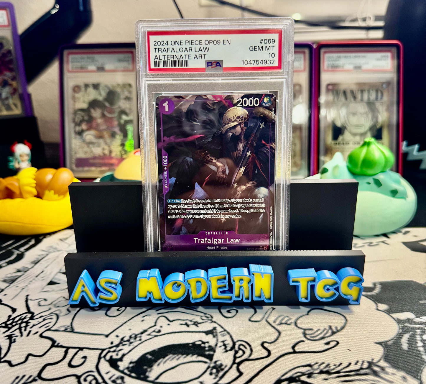 PSA10 2024 ONE PIECE OP09-EMPERORS IN THE NEW WORLD | ALTERNATE ART 069 TRAFALGAR LAW