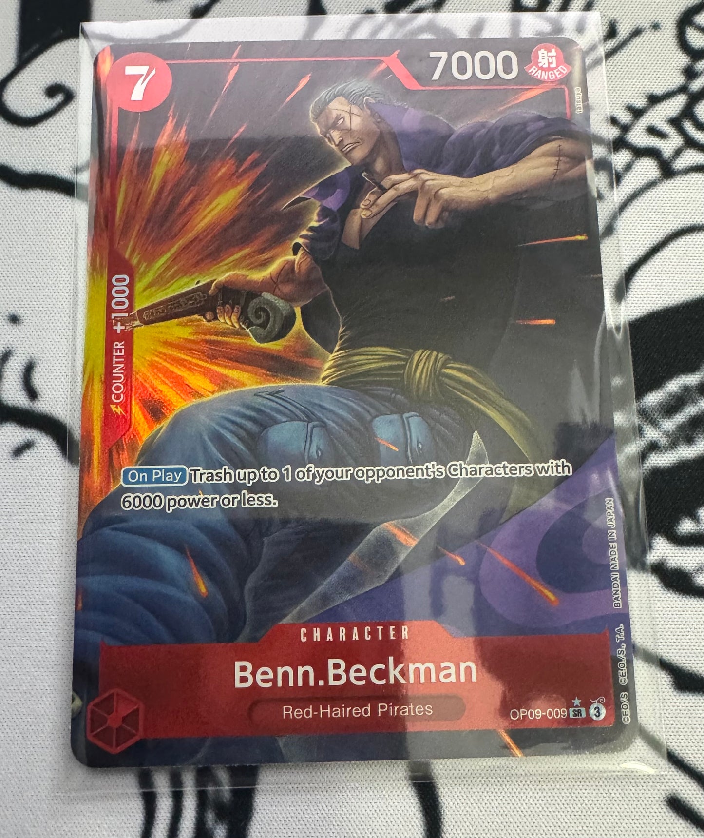 ONE PIECE BENN BECKMAN PARALLEL OP09-009 SR EMPERORS OF THE NEW WORLD ENGLISH