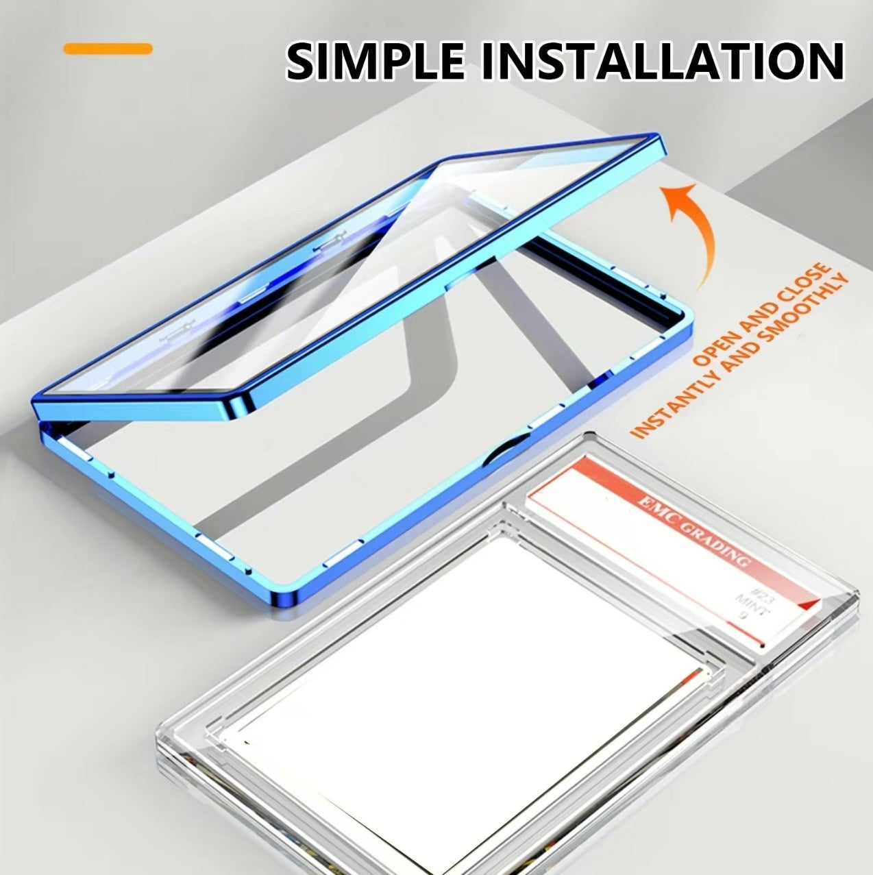 Magnetic Card Protector with Aluminum Alloy Frame (Different Colors)