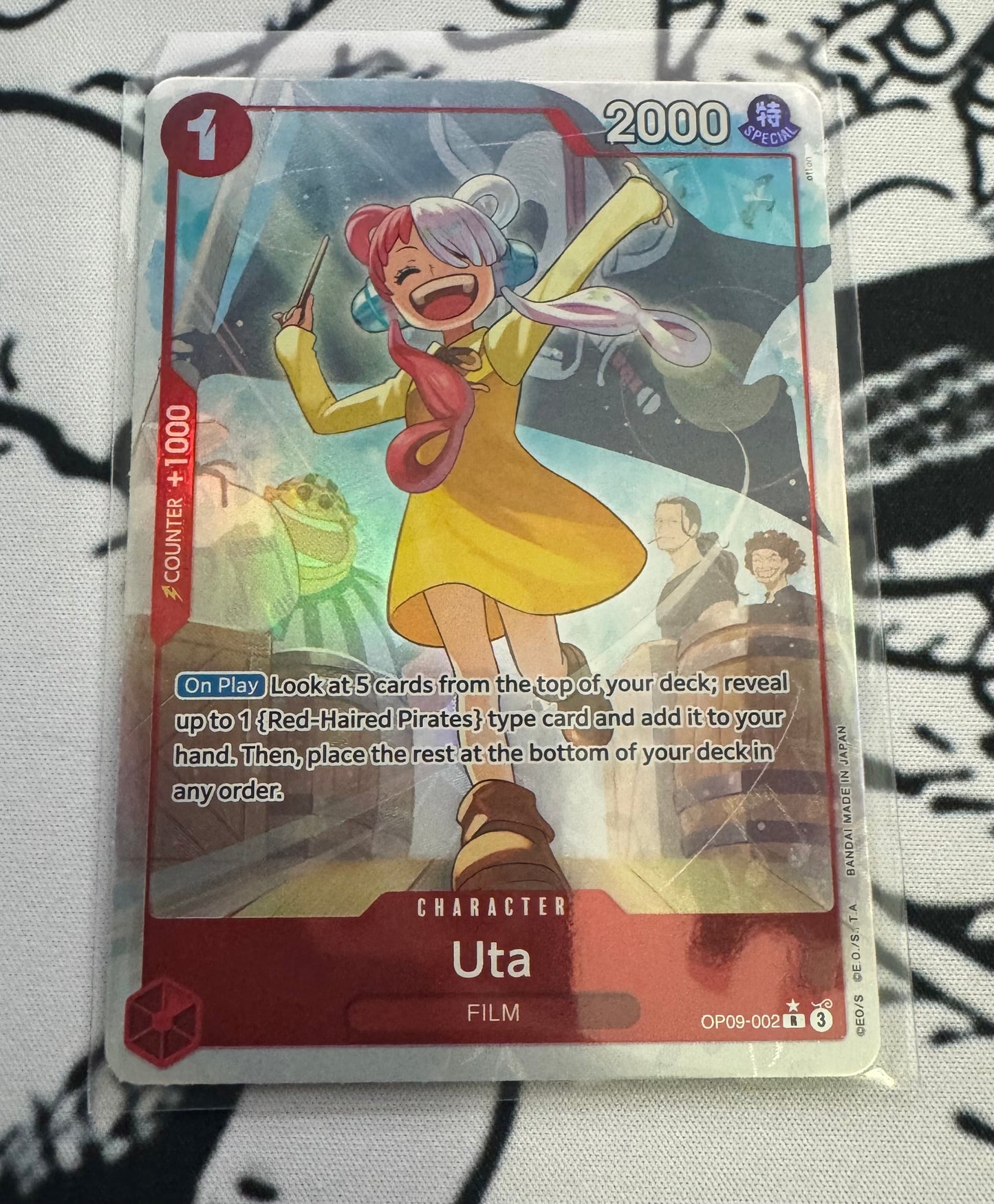 ONE PIECE UTA (ALT ART) OP09-002 EMPERORS IN THE NEW WORLD ENGLISH