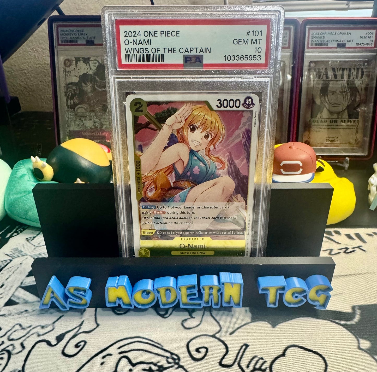PSA 10 2024 ONE PIECE OP06-WINGS OF THE CAPTAIN 101 O-NAMI