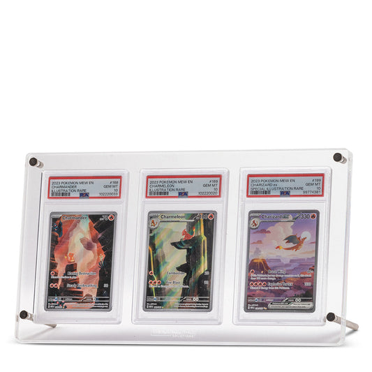 Acrylic 3 Graded Card Display - PSA/CGC/TAG