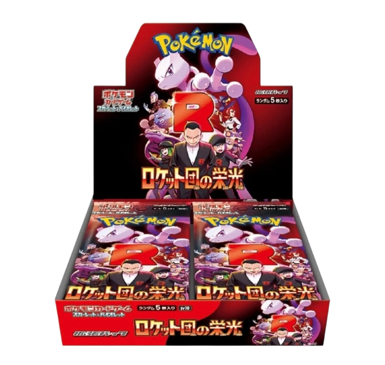 POKEMON - TCG SCARELT &  VIOLET THE GLORY OF TEAM ROCKET BOOSTER BOX (JAPAN)