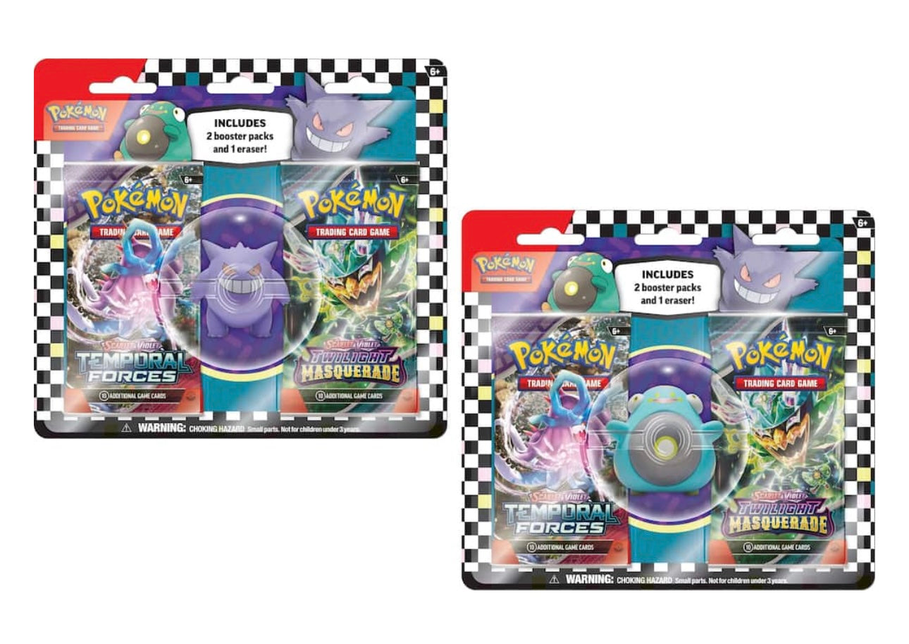 POKEMON - TCG BACK TO SCHOOL ERASER BLISTER - STYLES MAY VARY