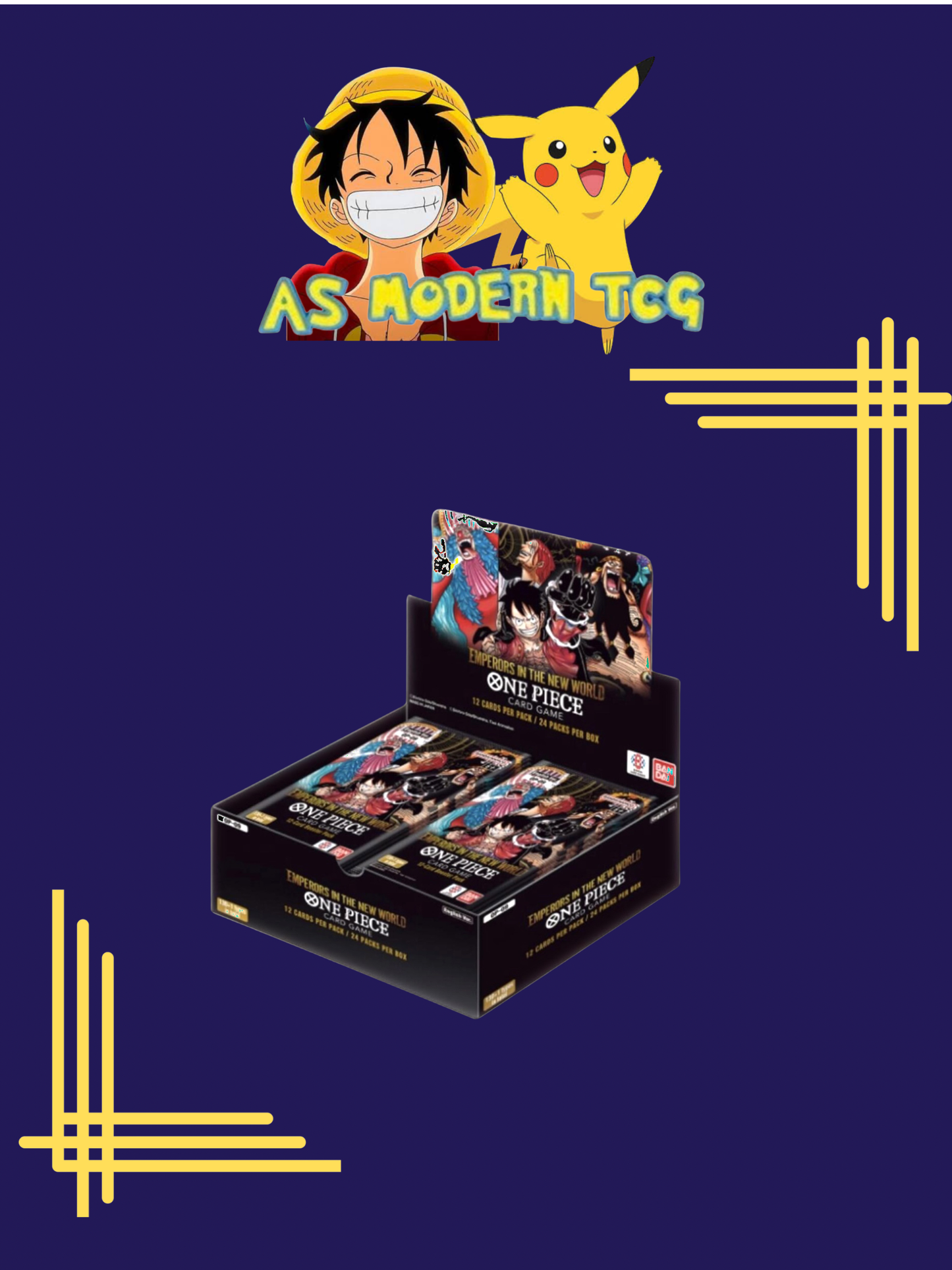 ONE PIECE - TCG OP09 EMPERORS IN THE NEW WORLD BOOSTER BOX (ENGLISH)