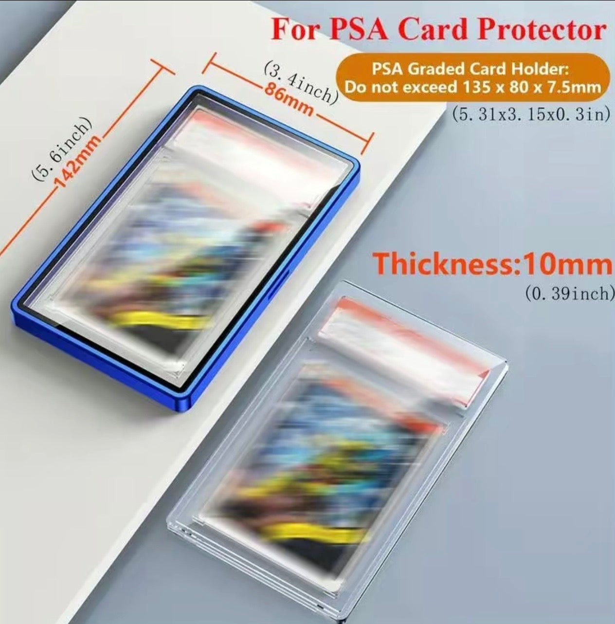 Magnetic Card Protector with Aluminum Alloy Frame (Different Colors)