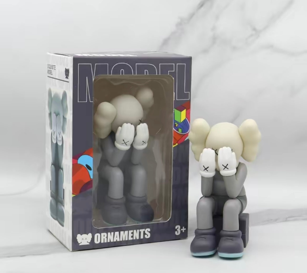 Kaws Figurine Home Decor Ornament Display