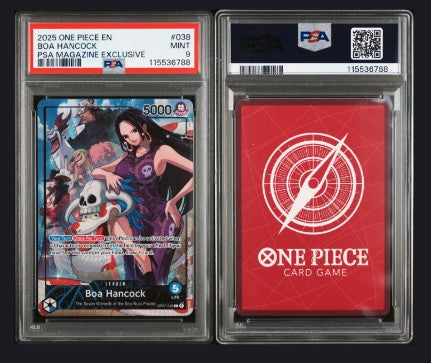 PSA 9 2025 ONE PIECE 2025 Promos Boa Hancock #038