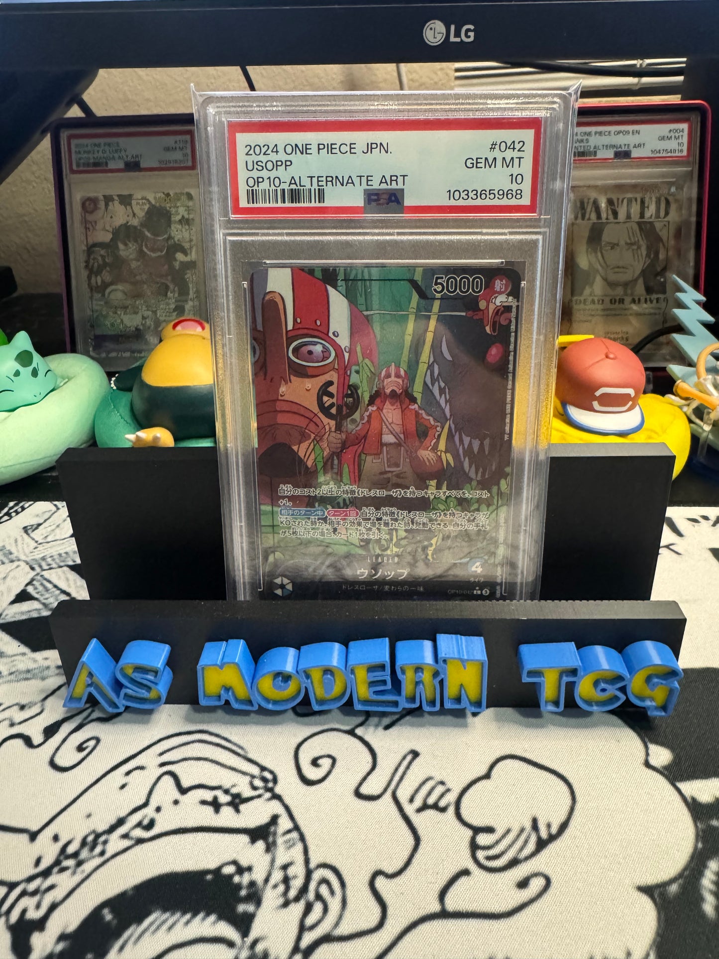 PSA 10 2024 ONE PIECE JAPANESE OP10-ROYAL BLOOD | ALTERNATE ARTUSOPP 042