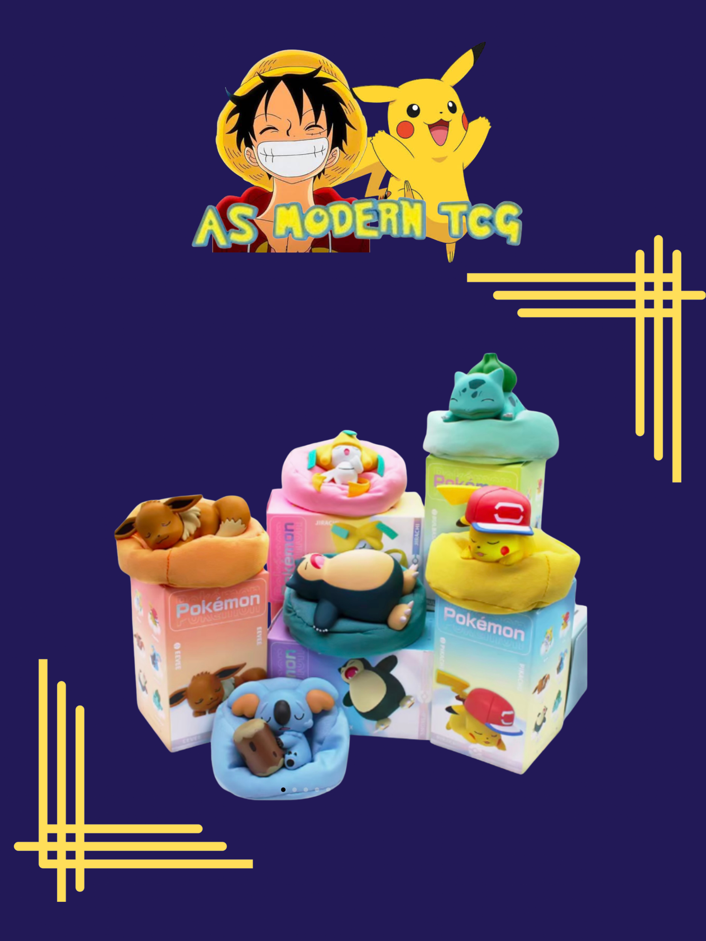 Pokemon Starry Dream Series Sleeping Kawaii Open Box