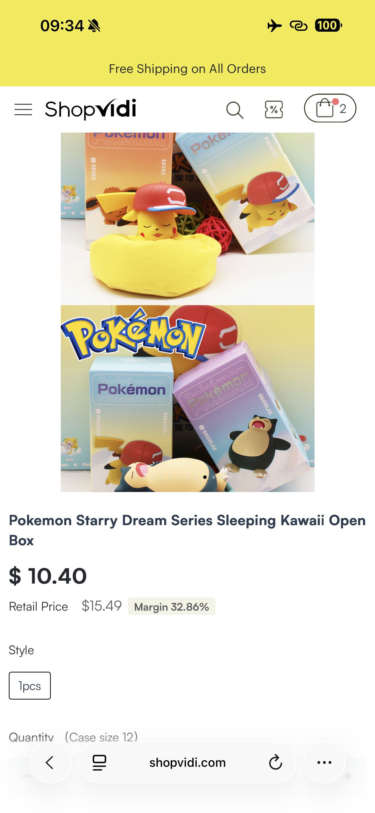Pokemon Starry Dream Series Sleeping Kawaii Open Box