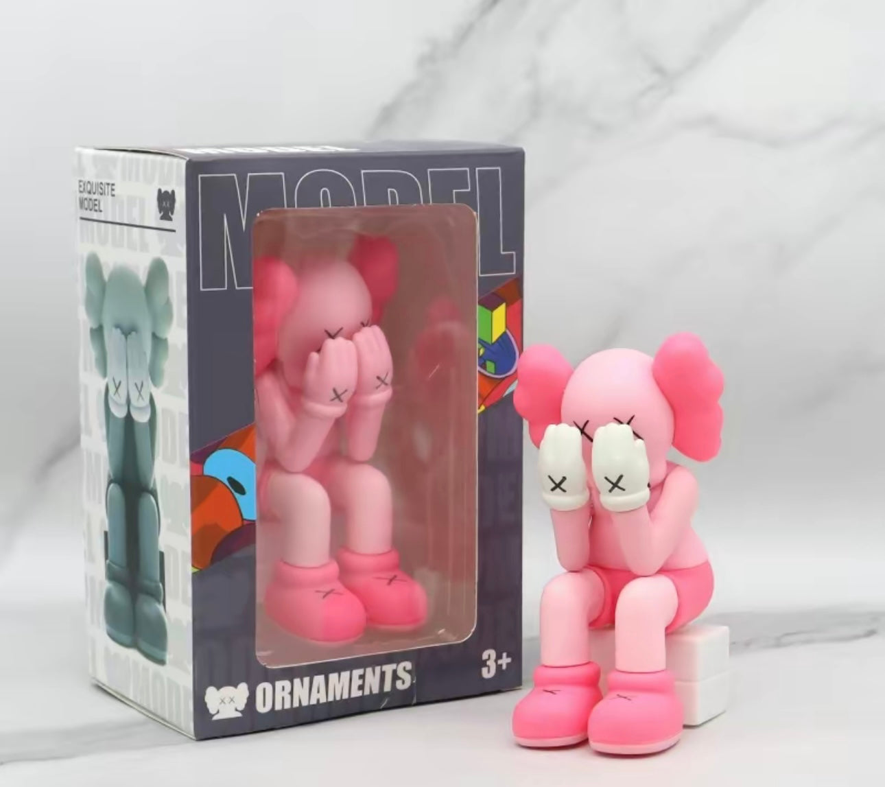 Kaws Figurine Home Decor Ornament Display