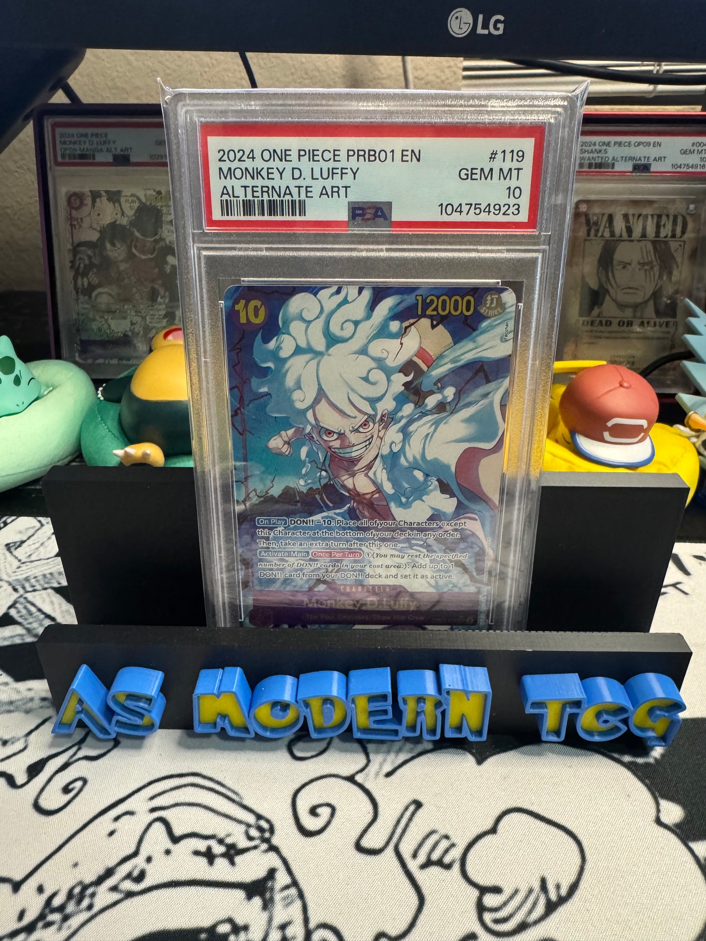PSA 10 2024 ONE PIECE PRB01-PREMIUM BOOSTER -ONE PIECE CARD THE BEST- | ALTERNATE ARTMONKEY D. LUFFY 119