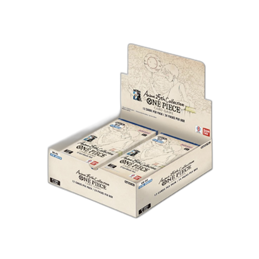 ONE PIECE EXTRA BOOSTER: ANIME 25TH COLLECTION BOX - EXTRA BOOSTER: ANIME 25TH COLLECTION (EB02)