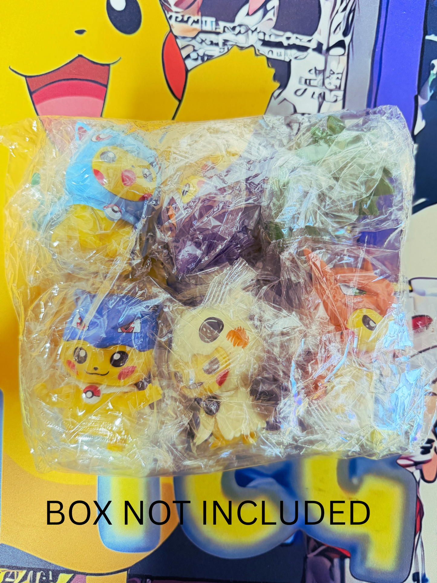 PIKACHU COSPLAY FIGURES 3.5INCH VINYL DESK DECORATION (6PCS/SET) (BOX NOT INCLIUDED)