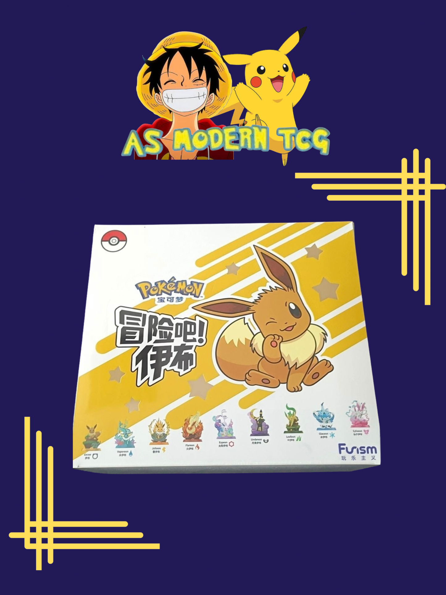 Funism Pokemon Eevee Adventure Series Blind Box ( 1 BLIND BOX PER PURCHASE )