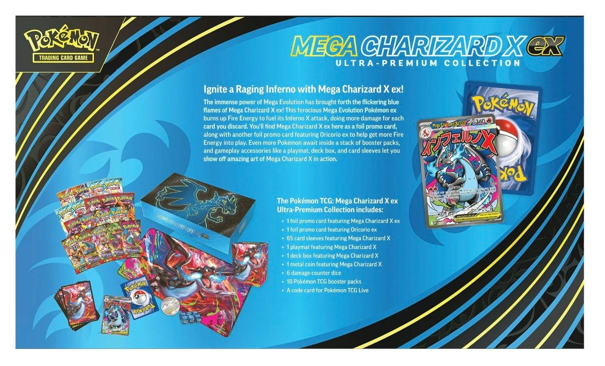 Pokemon - Mega Charizard x EX Ultra-Premium Collection UPC - New & Sealed